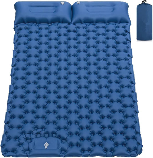 Inflatable camping mattress